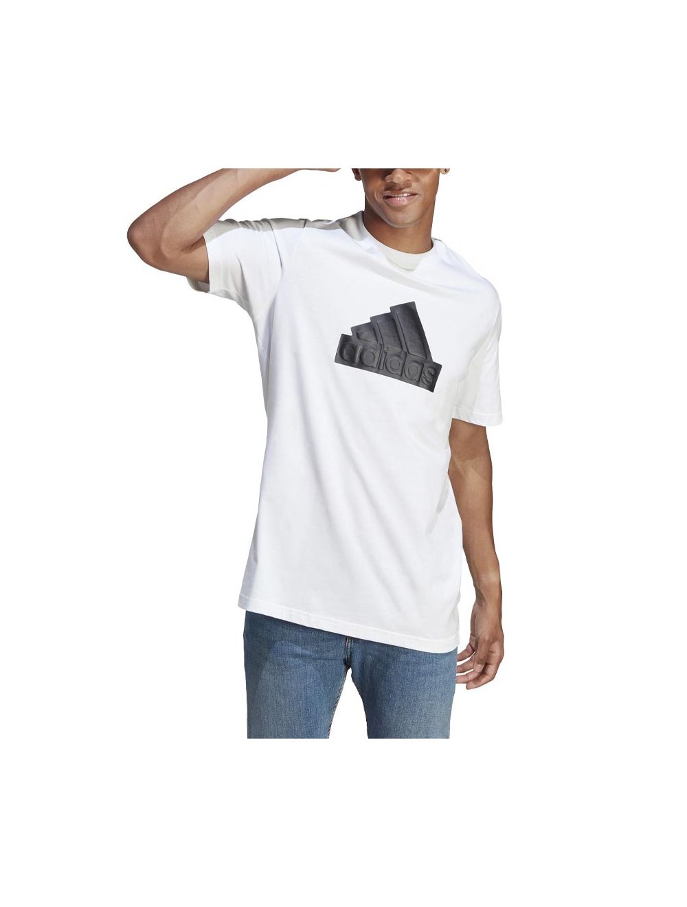 Performance White of Badge Sport adidas Icons Mens T-shirt