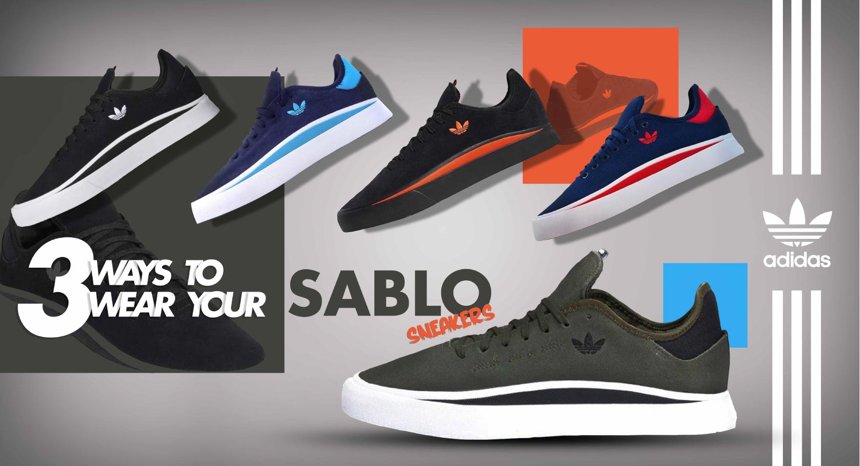 3 Ways to Wear adidas Sabalo Sneakers - Blog | Side